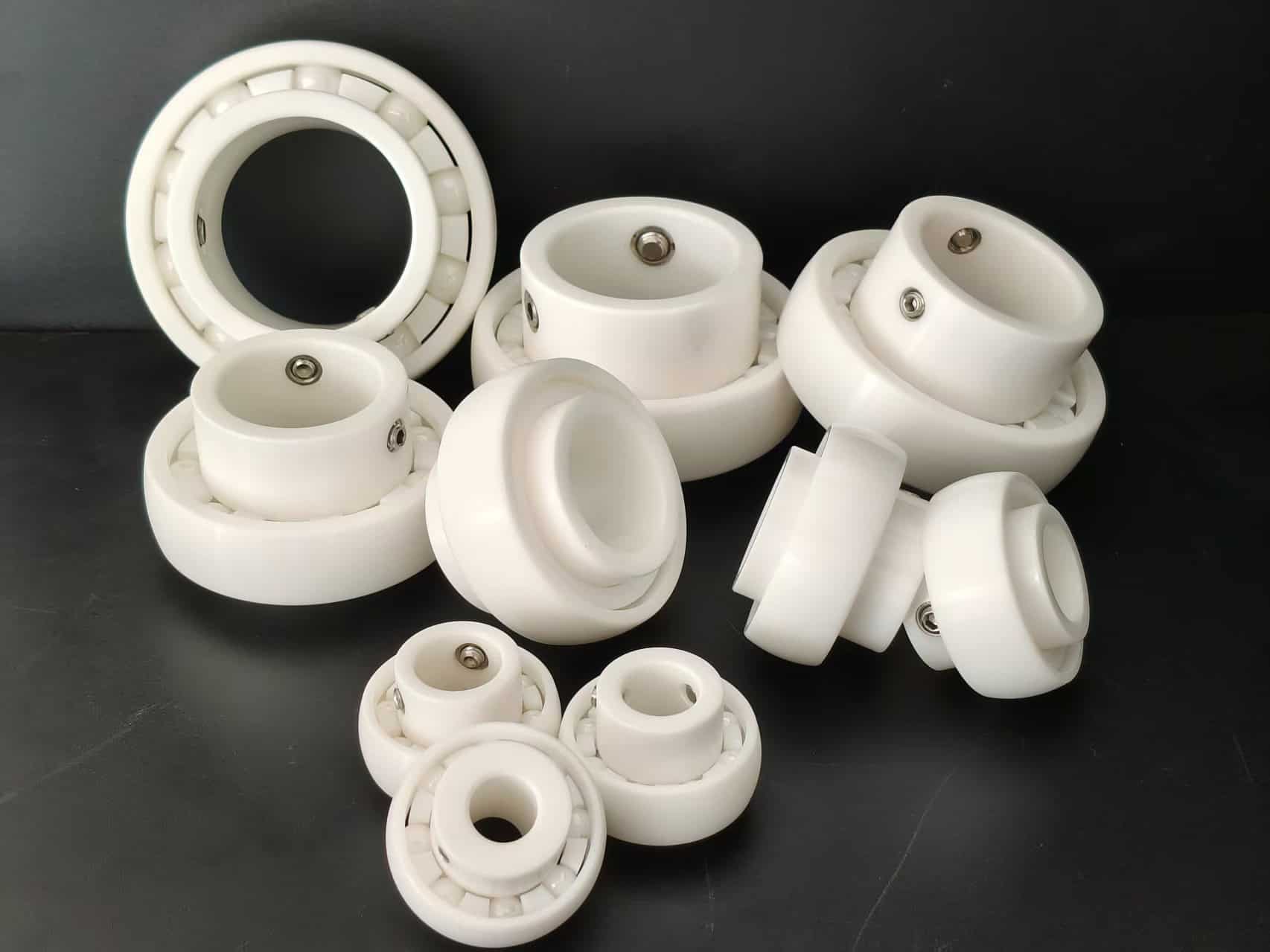 Full ceramic UC bearings, zirconia ceramic insert bearings, corrosion resistant ceramic bearing units for food & chemical machinery