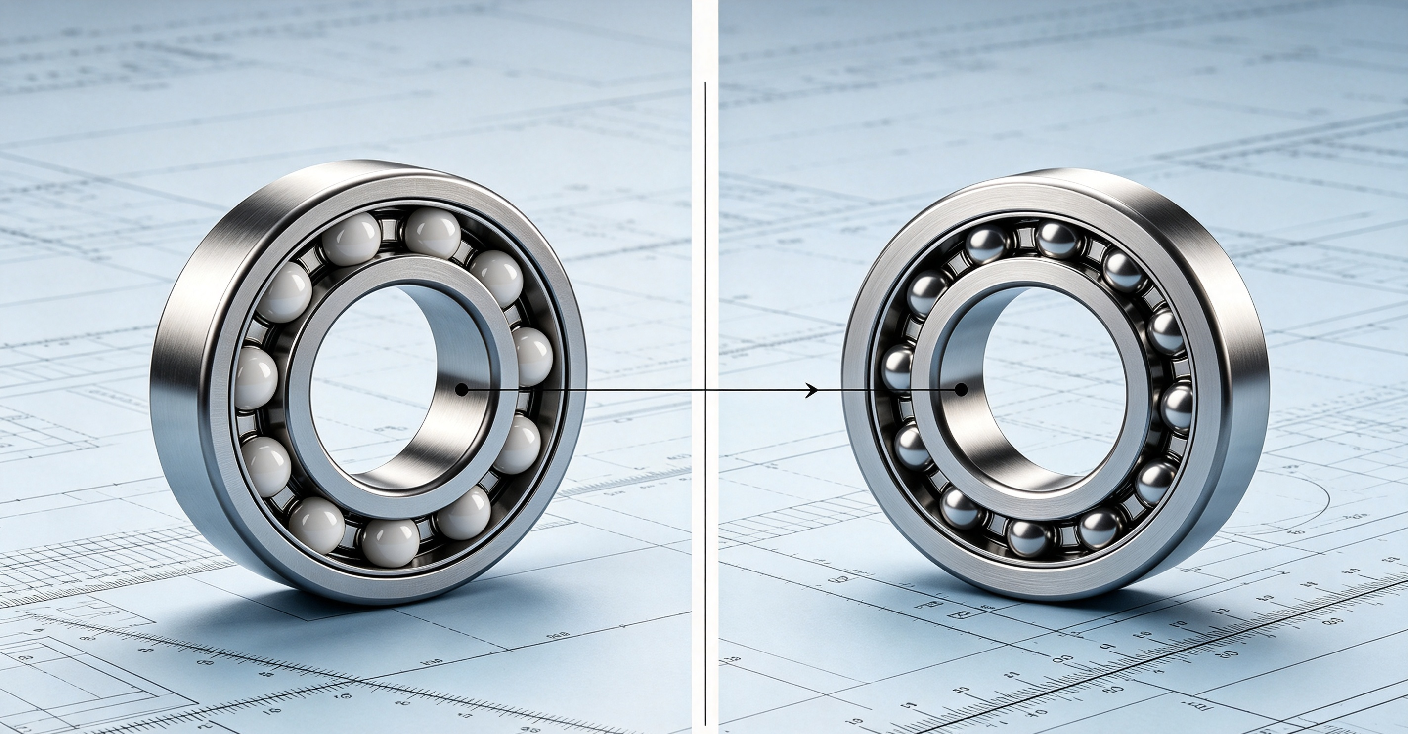 Hybrid vs Full Ceramic Bearings: Industrial Application Selection Guide